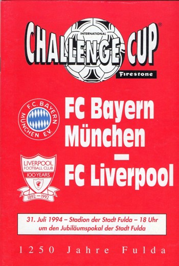 Match programme